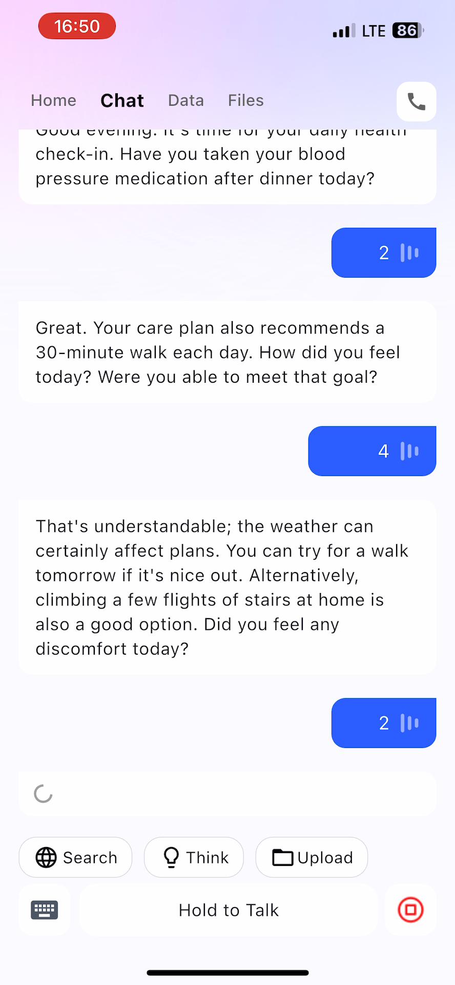 Patient Routine Care Interface 1